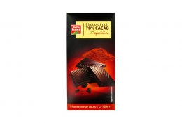 Lot de 3 tablettes de chocolat noir 70% de cacao dégustation