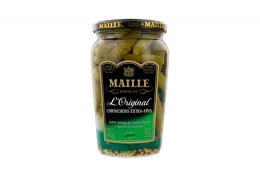 Cornichons extra-fins vinaigre Maille et graines de moutarde
