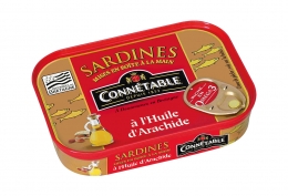 Sardines à l'huile d'arachide 115g