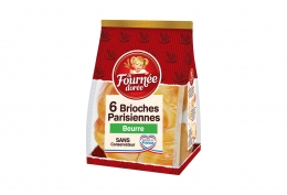 6 brioches parisiennes au beurre