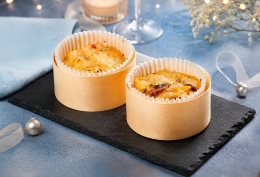 2 Cassolettes de noix de St-Jacques, sauce au Riesling