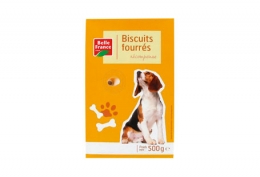Biscuits fourrés pour chien