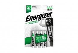 4 piles rechargeables Power Plus AAA HR03 700mAh