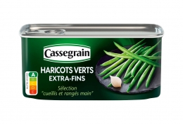 Haricots verts extra-fins boite1/4