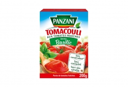 Tomacouli saveur basilic aux tomates fraîches