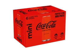 Coca-Cola sans sucres "mini frigo pack"