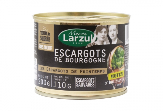 3 douzaines d'escargots moyen