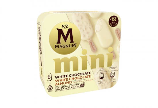 Assortiment de 6 mini-Magnum blanc