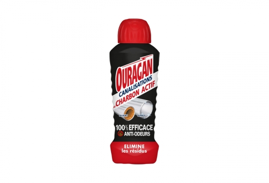 Gel entretien canalisations au charbon actif