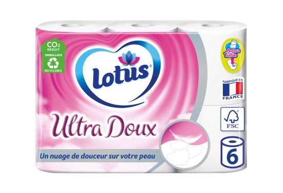 6 rouleaux Lotus Ultra Doux