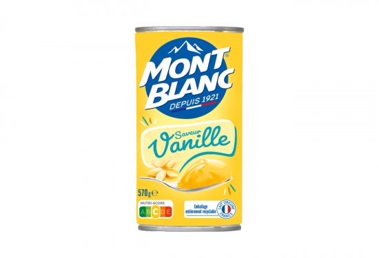 Lot de 3 boîtes de crème dessert vanille