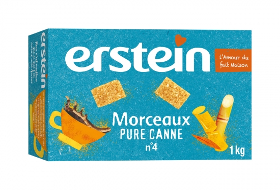 Morceaux pure canne roux 1kg