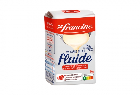 Farine de blé fluide