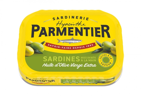 Lot de 2 boîtes de sardines à l'huile d'olive vierge extra