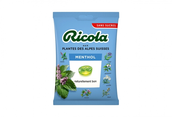Ricola menthol sans sucres à la stévia