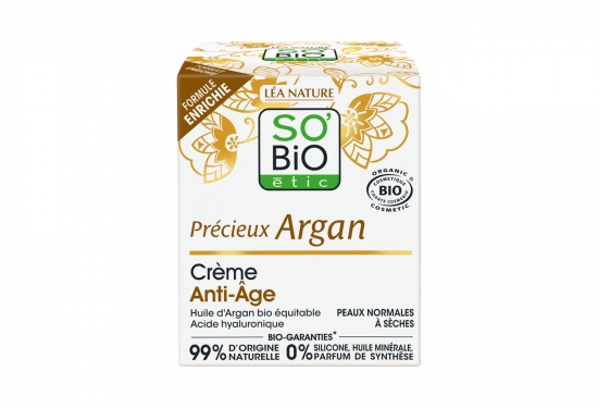 Crème de jour anti-âge précieux argan