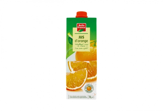 Pur jus d'orange sans pulpe