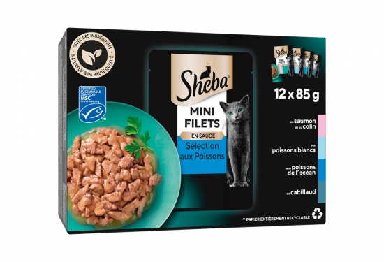 Sheba "Mini Filets" en sauce sélection aux poissons