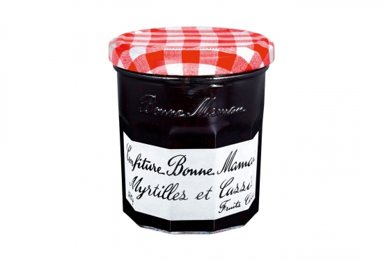 Confiture de myrtilles et cassis
