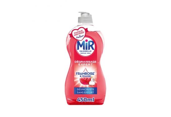 Liquide vaisselle vinaigre et framboise