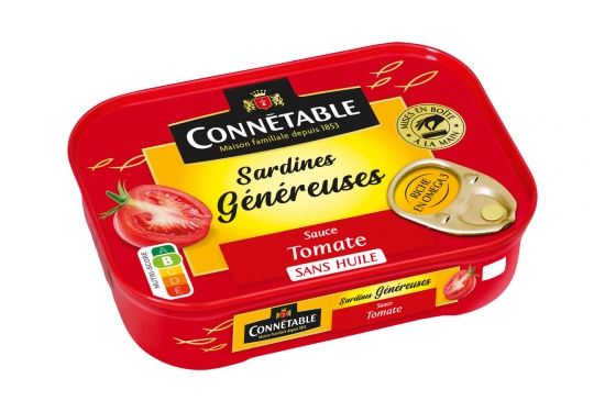 Sardines Généreuses sans huile à la tomate