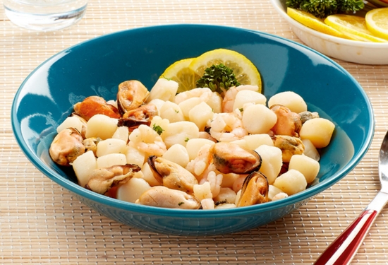 Cocktail de fruits de mer