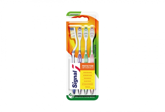 4 brosses à dents Protection intégrale souples