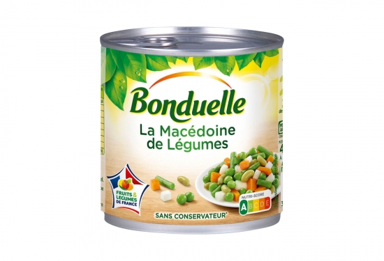 1/2 Macédoine de légumes