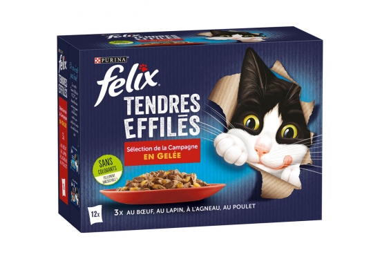 Félix "Tendres Effilés sélection de la campagne en gelée"