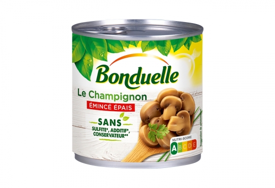 1/2 Champignons de Paris émincés épais