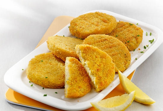 6 Croquettes de poisson, ail et fines herbes