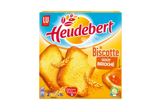 32 biscottes goût brioché