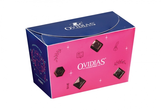 Ballotin assortiment de chocolats noirs belges