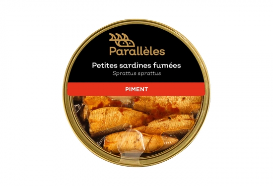 Petites sardines fumées de Riga MSC au piment