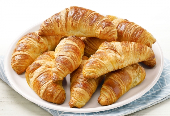 10 Croissants, crus, pur beurre