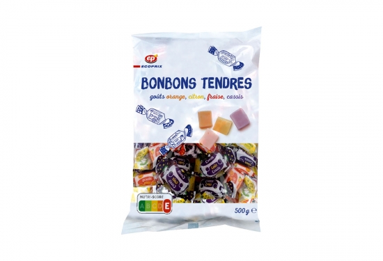 Assortiment de bonbons tendres