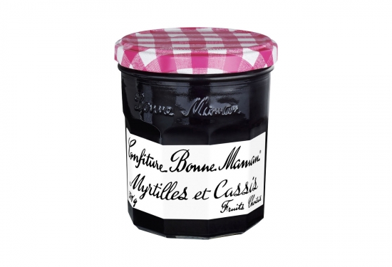 Confiture de myrtilles et cassis