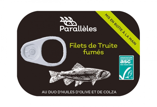 Filets de truite fumés au duo d'huiles d'olive & de colza