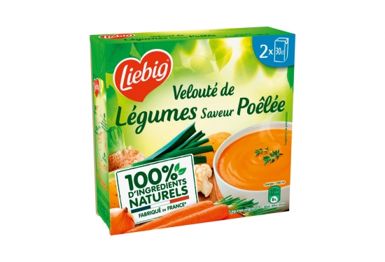Soupe velouté de légumes saveur poêlée