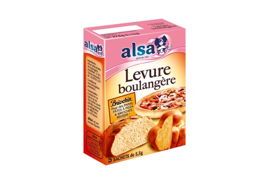 5 sachets de levure de boulanger Pour pains et brioches