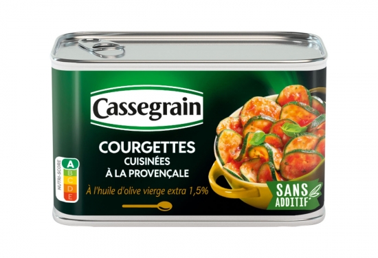 1/2 Courgettes cuisinées à la Provençale