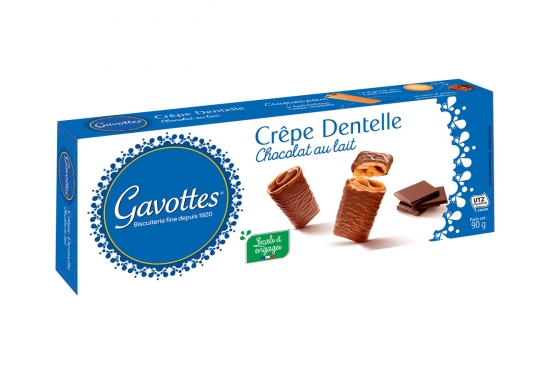 Crêpes dentelle chocolat au lait