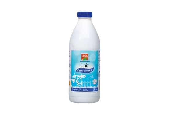 Lait UHT 1/2 écrémé