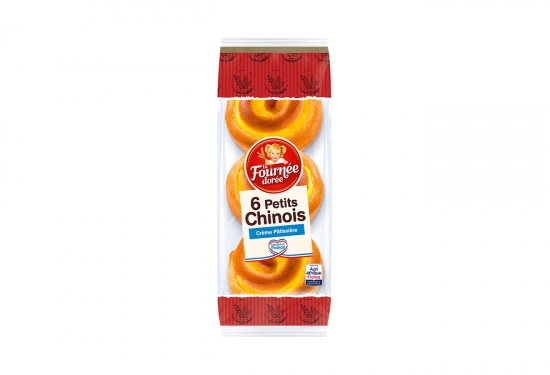 6 Petits Chinois à la crème pâtissière, sachet individuel