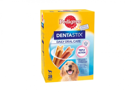 Pedigree Dentastix 28 bâtonnets anti-tartre grands chiens