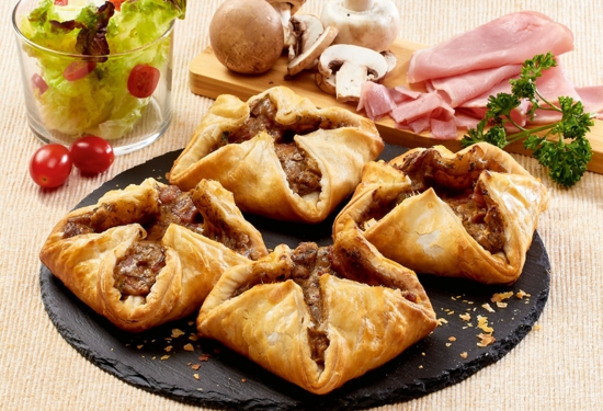 4 Paniers forestier bacon