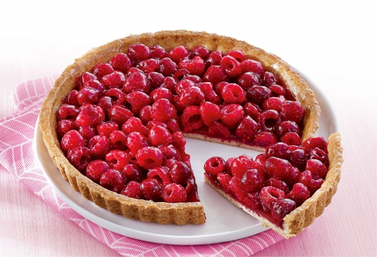 Tarte aux framboises