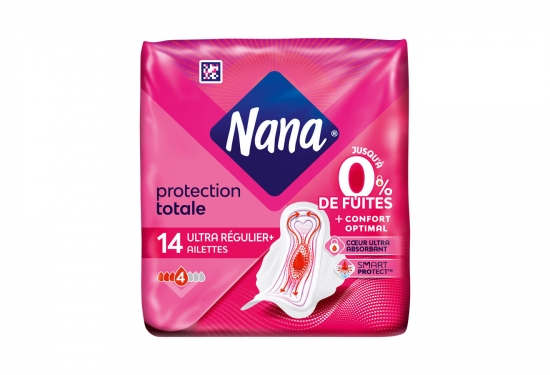 14 serviettes hygiéniques Ultra régulier plus