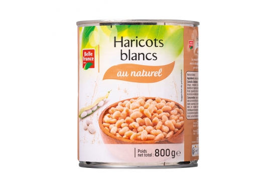 4/4 Haricots blancs au naturel