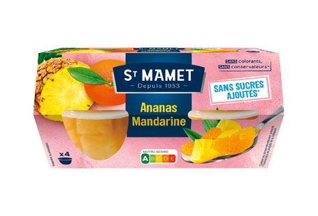 Ananas et mandarine